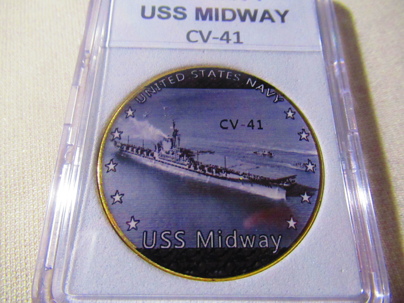 US NAVY - USS MIDWAY CV-41 Challenge Coin