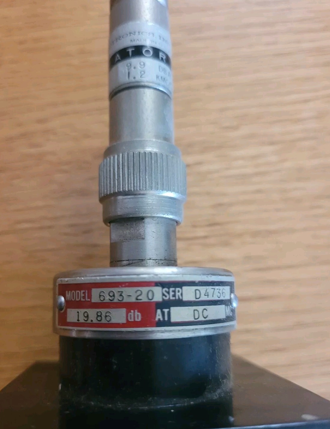 Weinschel Engineering Model 693-20 W/ Pdf Electronics Attenuator NO WAY TO TEST