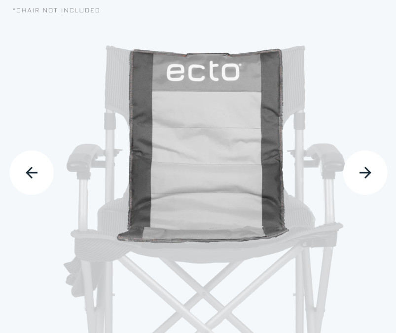 Ecto Cooling Chair TOPR - Standard Length (36”x16”) Ice Water circulating