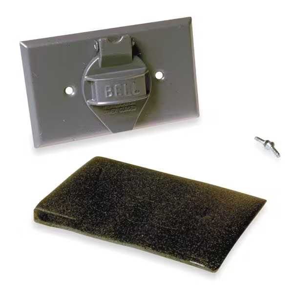 Bell Outdoor 1 -Gang Horizontal Weatherproof Cover, ,Aluminum 5152-0 Bell