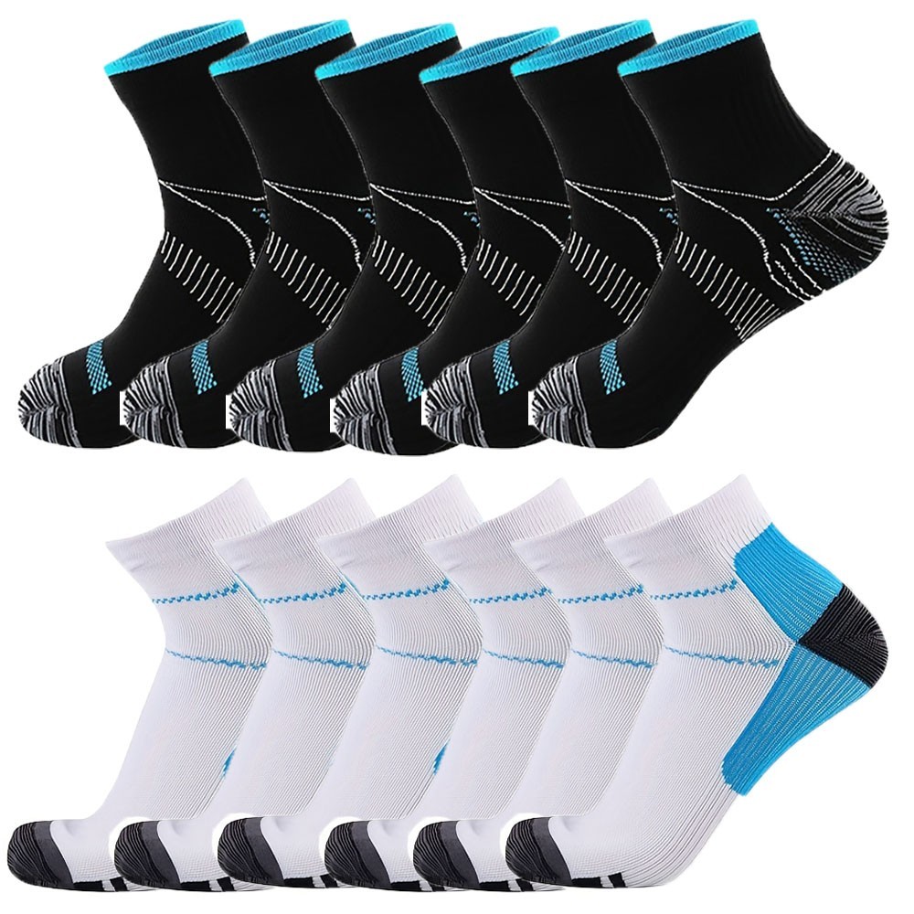Compression Socks Ankle Support Sleeves Brace Foot Pain Relief Plantar Fasciitis