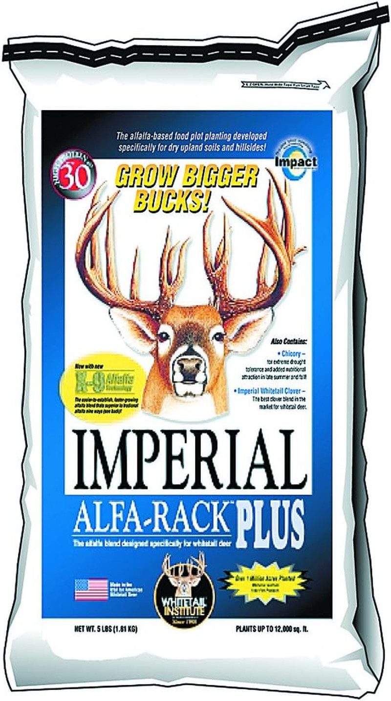 Alfa-Rack plus Deer Food Plot Seed - Perennial Blend of Deep-Root Forages That T