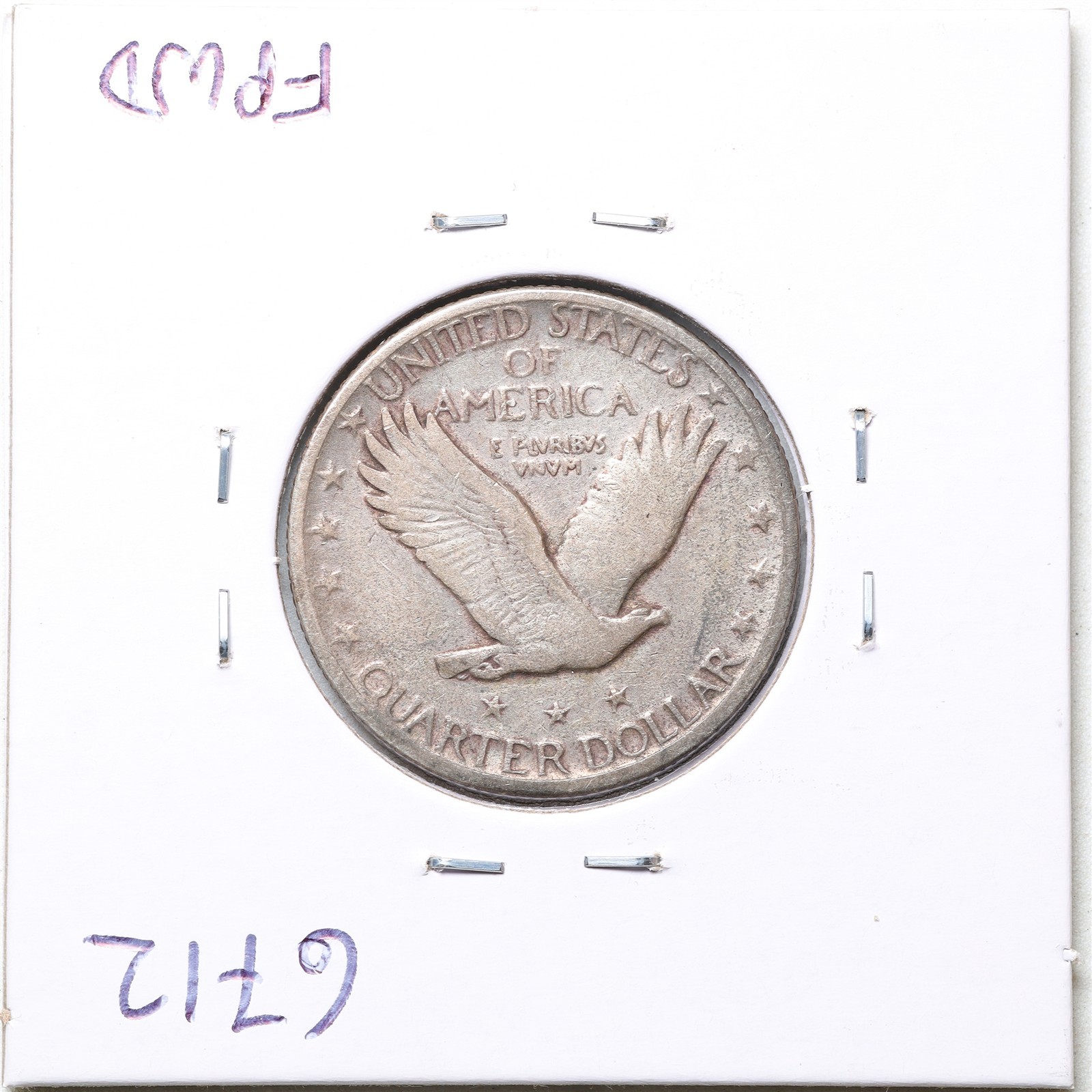 1929 25C Standing Liberty Quarter Dollar in Choice VF Condition #6712