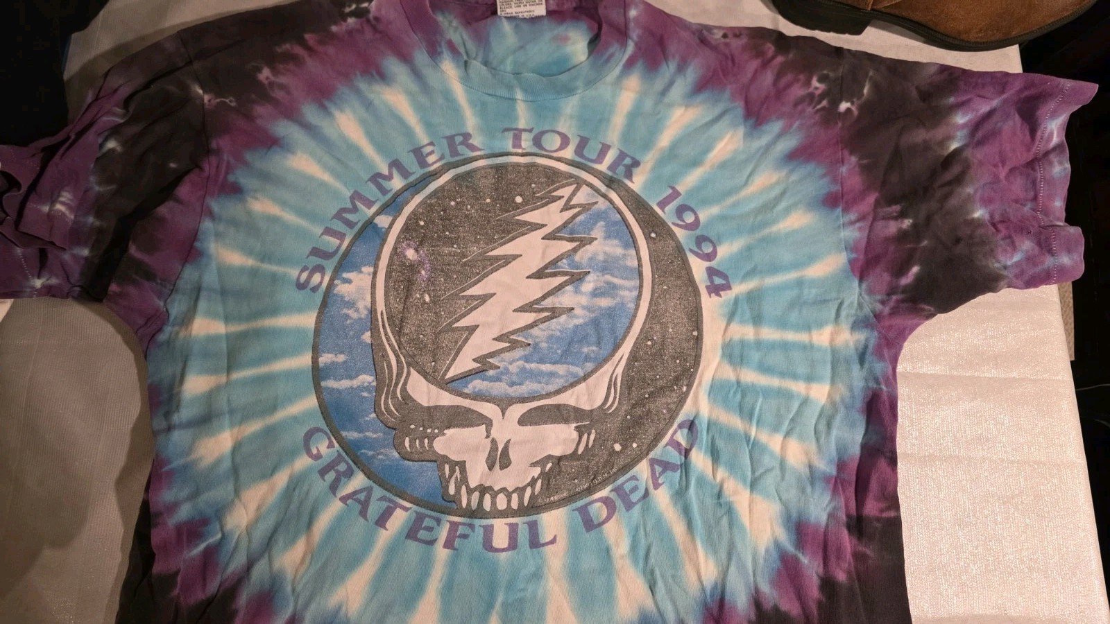 Grateful Dead Summer Tour 1994 Tie Dye Vintage concert T-Shirt, Men's XL