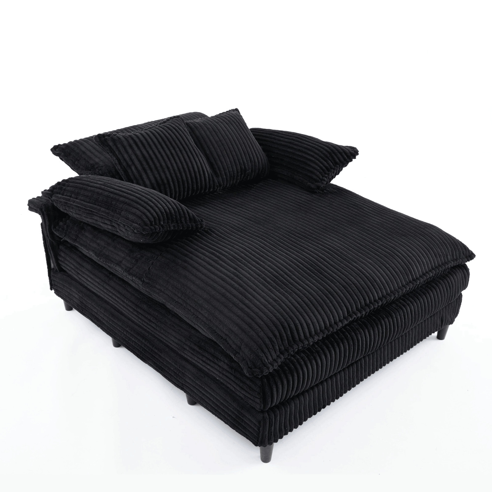 [NEW ARRIVED] [VIDEO PROVIDED] 54.75" W Oversized Chaise Lounge Chair,Fluffy c