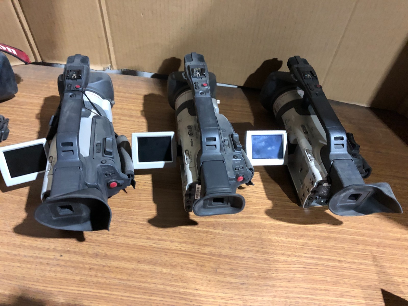 Vintage Canon Handheld Camcorders Bundle - Untested