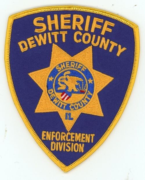 ILLINOIS IL DEWITT COUNTY SHERIFF PATCH POLICE