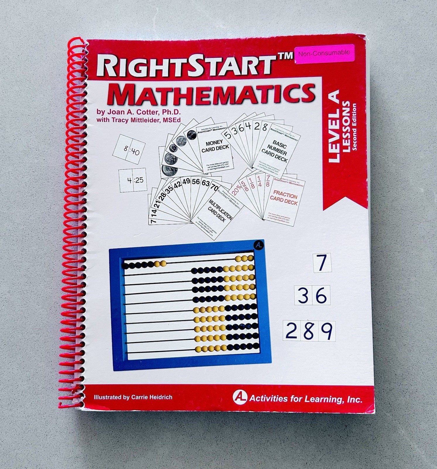 RightStart Mathematics Level A Lessons Book (Second Edition)