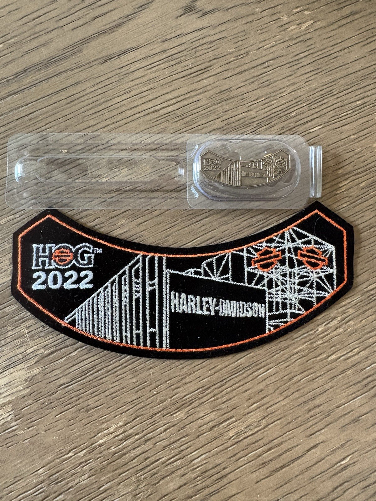 2022 Harley Davidson HOG Rocker Patch Hog Owners Group New