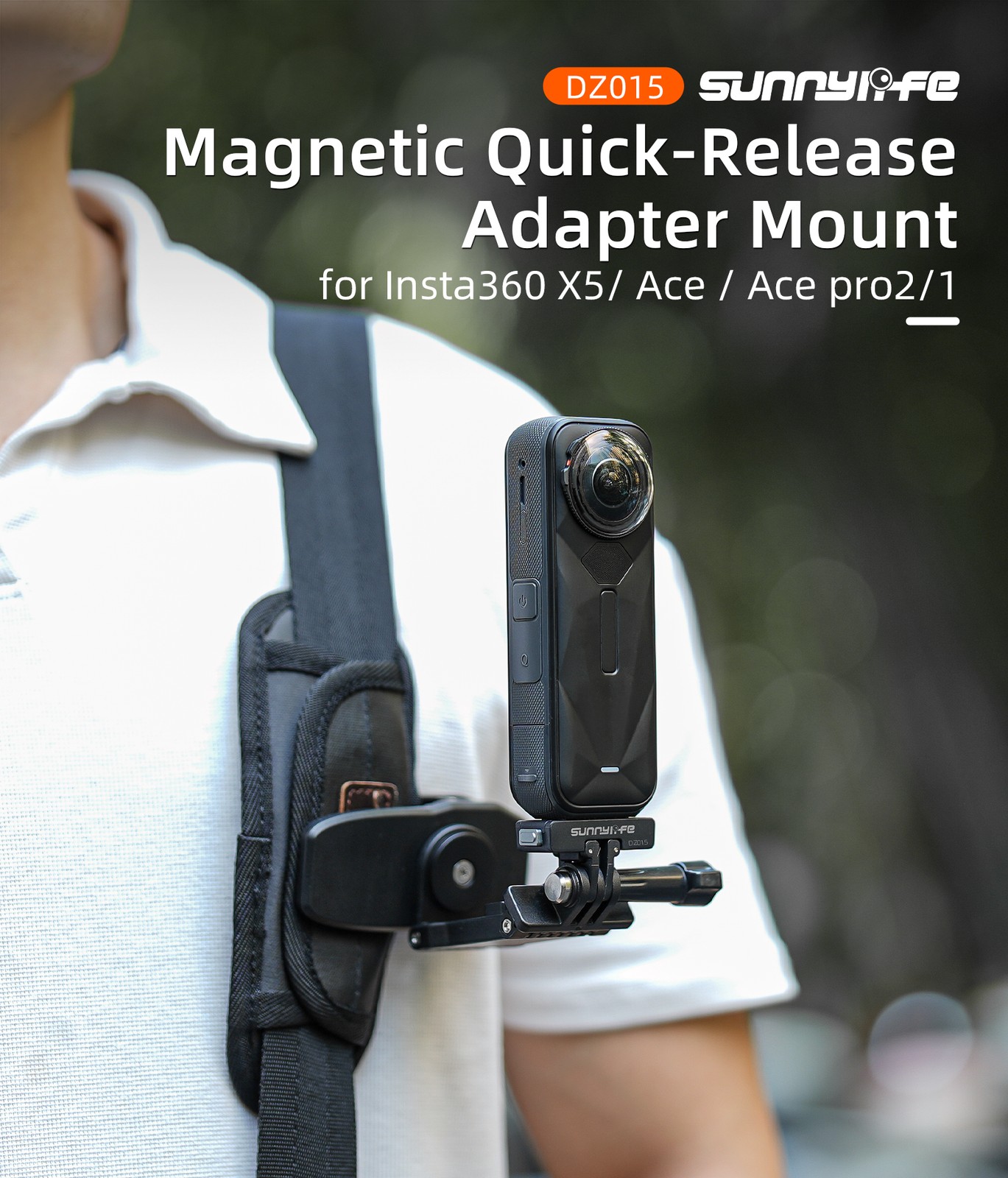 Magnetic Quick Release Adapter Mount For Insta360 X5 Ace/Ace Pro 2 1 Camera Base