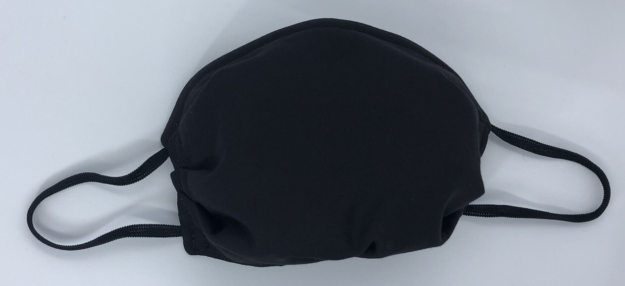 Louisiana Cities & Towns / Black Back Face Mask Triple Layer Double Wire Fitted