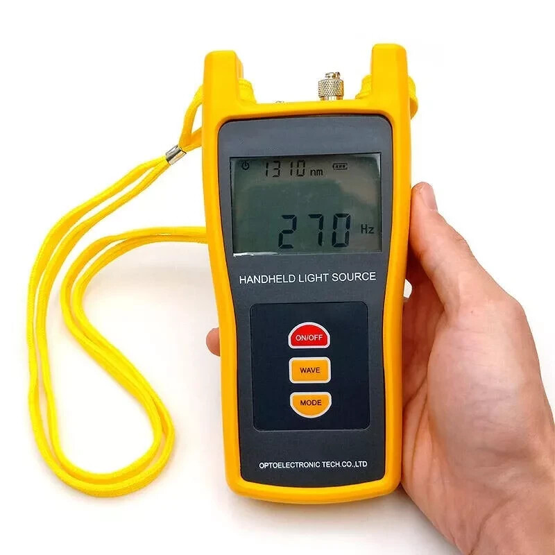 Handheld Optical Light Source Laser Source Testing Tools 1310/1550nm Wavelength