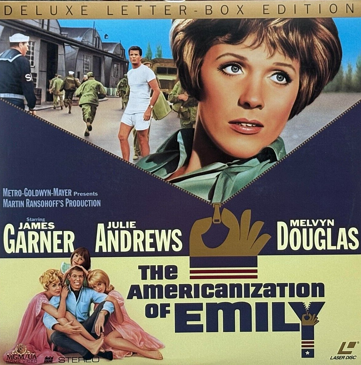 AMERICANIZATION OF EMILY (JULIE ANDREWS) PREMIUM QUALITY USED LASERDISC (NM/EX)