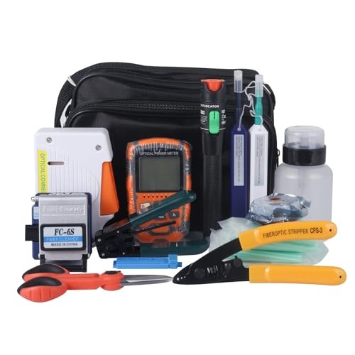Fiber Optic Tester Kit VFL Power Meter Stripper