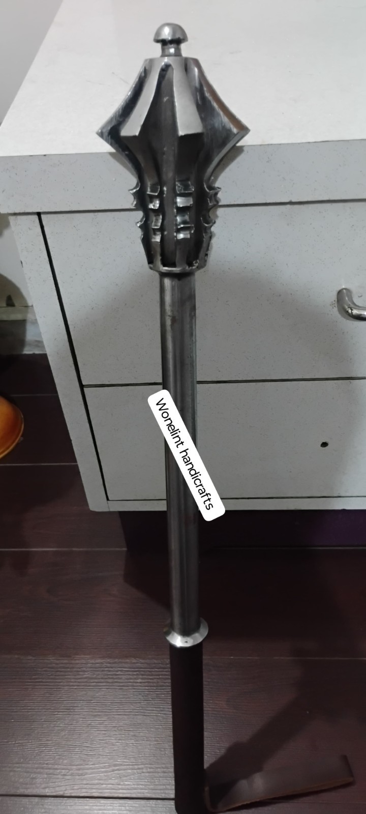 medieval weapon mace solid 16th century flail authentic reenactm style single