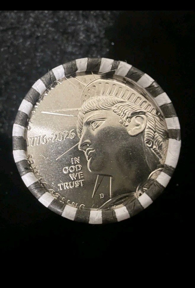 2026-D Enduring Liberty Half Dollar Roll- America 250- 1776-2026 Dual Date- OBW