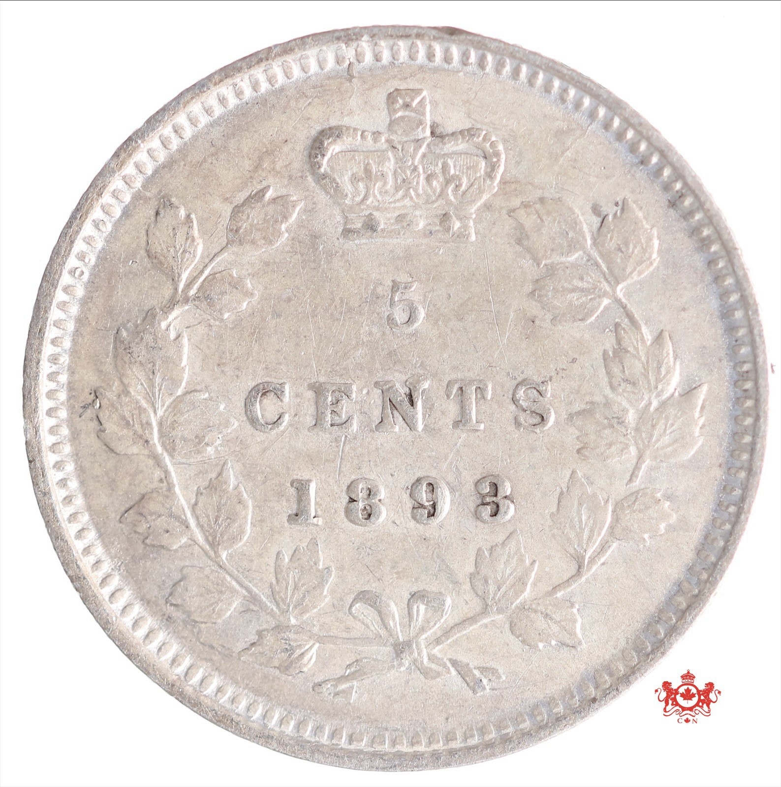 1893 Canada 5 Cents - EF - Lot#13013