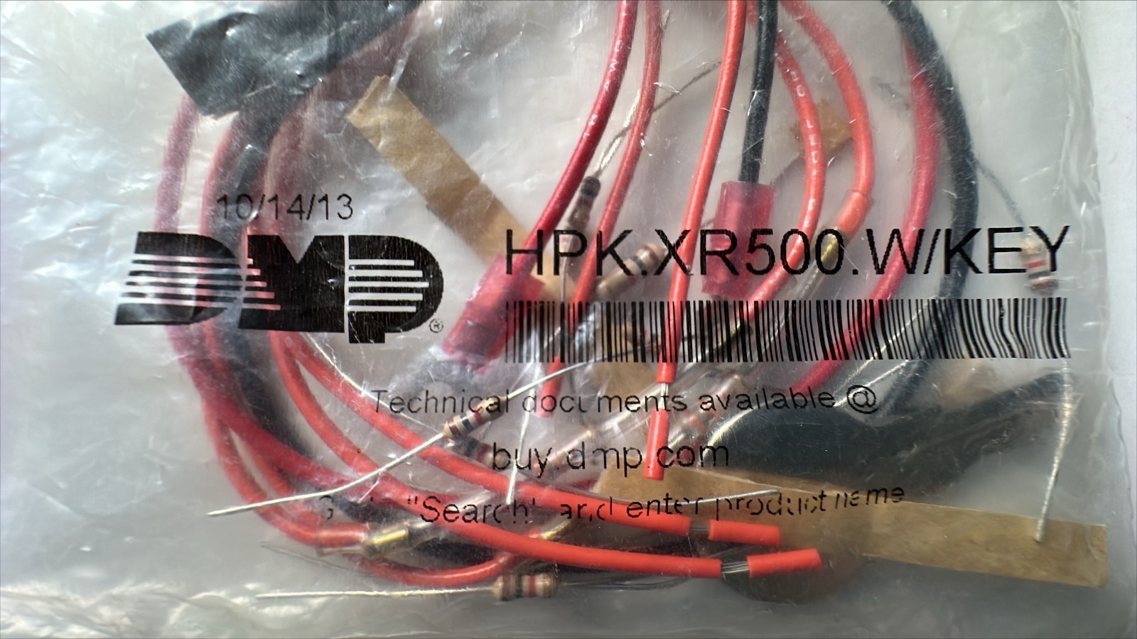 New DMP HPK-XR500.W/Key Wiring Accessory and Hard Package For XR500 Command Proc