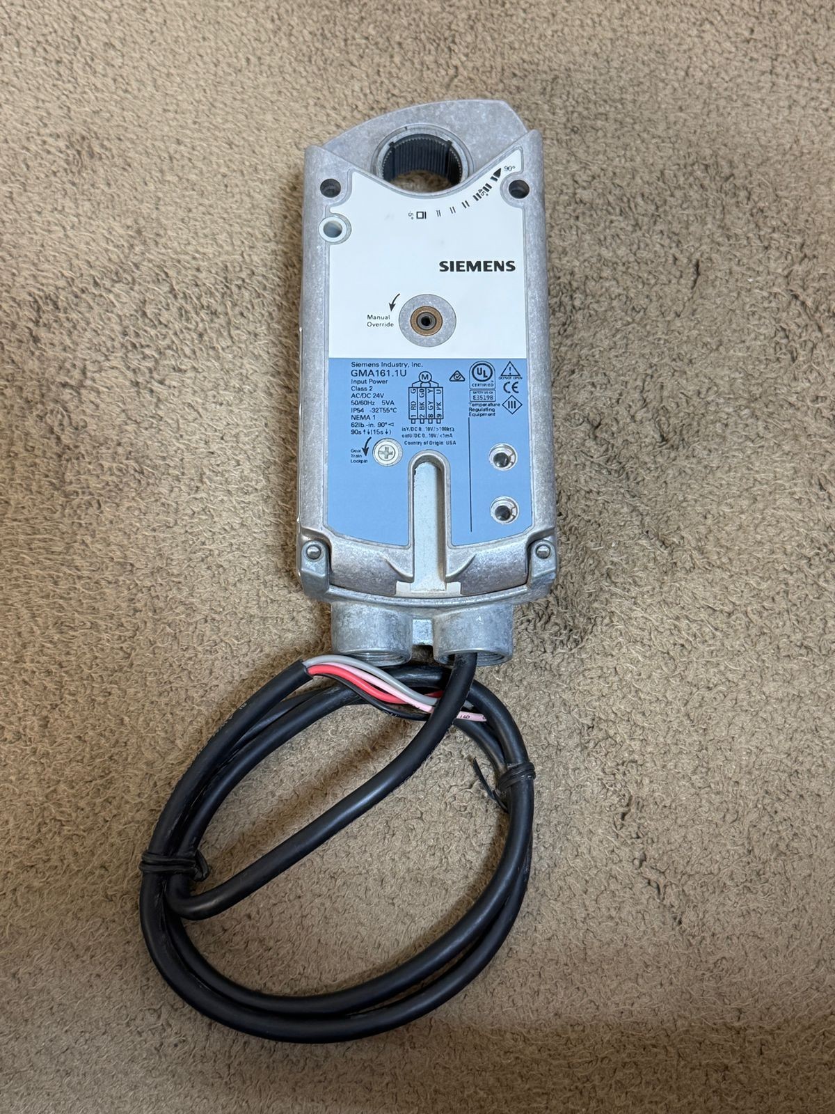 SIEMENS / ACTUATOR / GMA161.1U