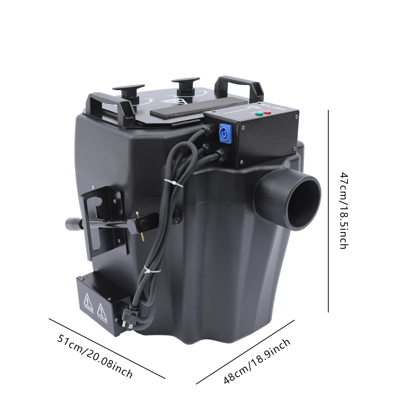 6000W Dry Ice Fog Machine Low Lying Smoke Machine Stage Effect For Wedding Party