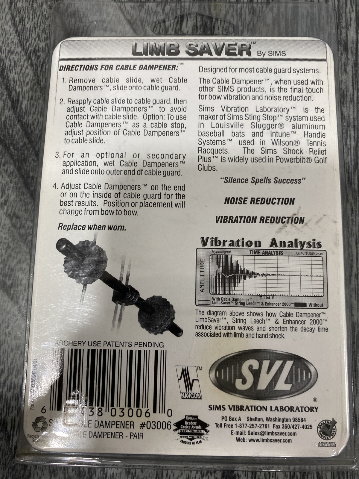 SVL Limb Saver Cable Dampener