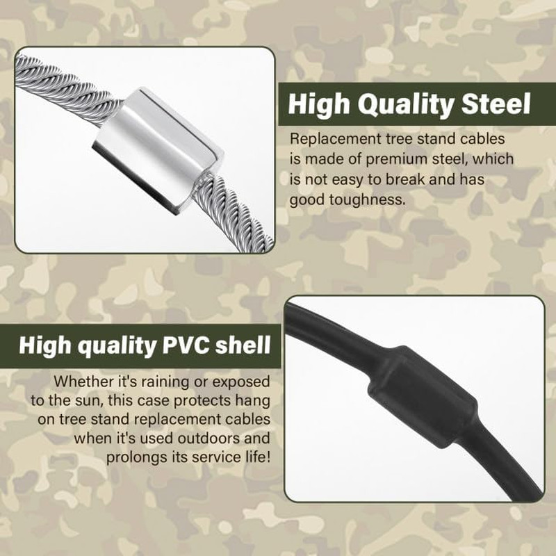 Climbing Tree Stand Replacement Cables for Summit Climber 65 Hang on Climber