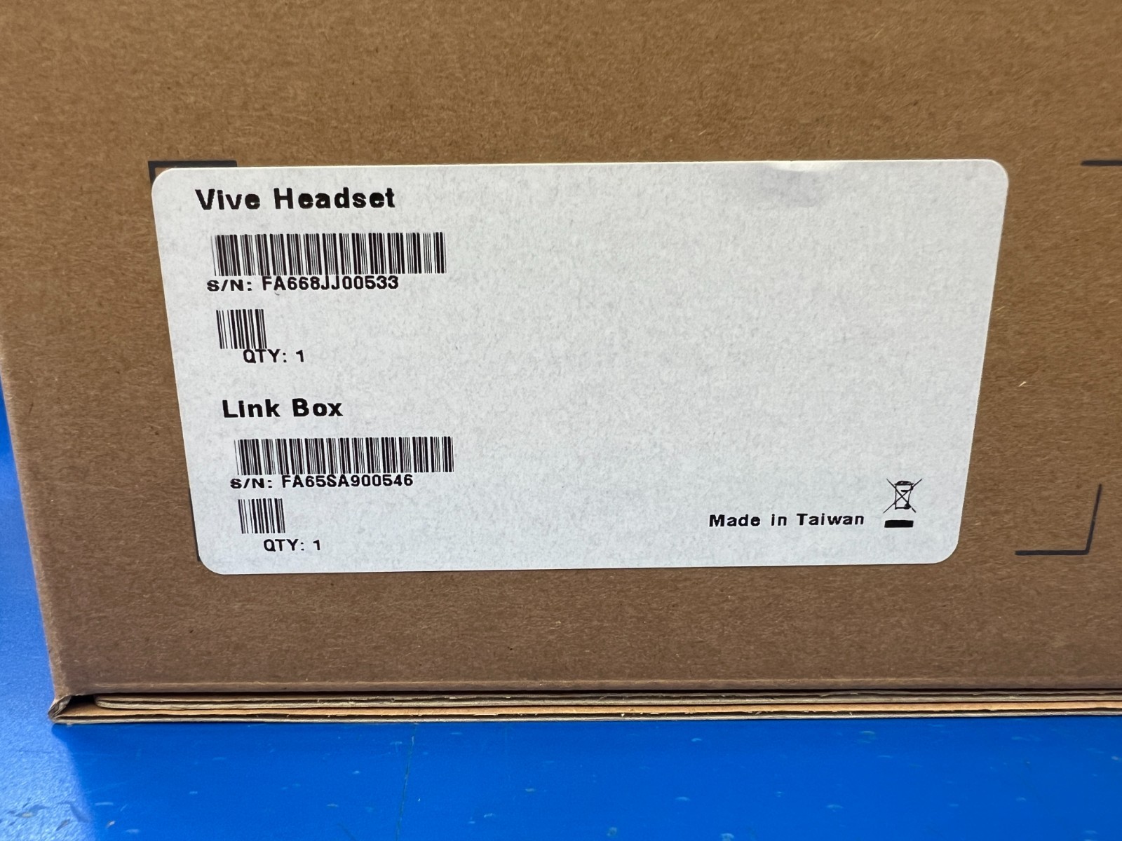 HTC VIVE Virtual Reality Headset Full System