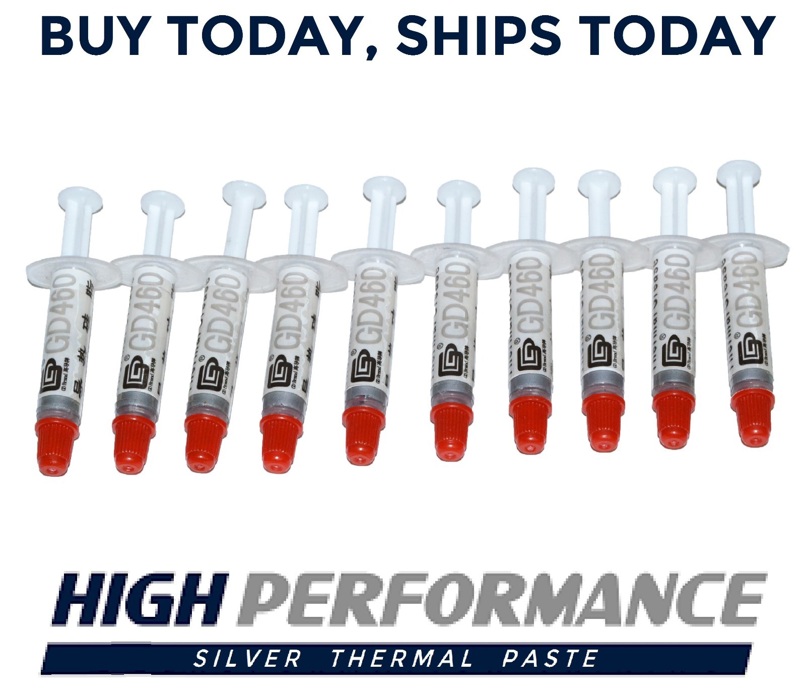 10pcs Lot High Performance Silver Thermal Compound Paste Grease CPU GPU Syringe