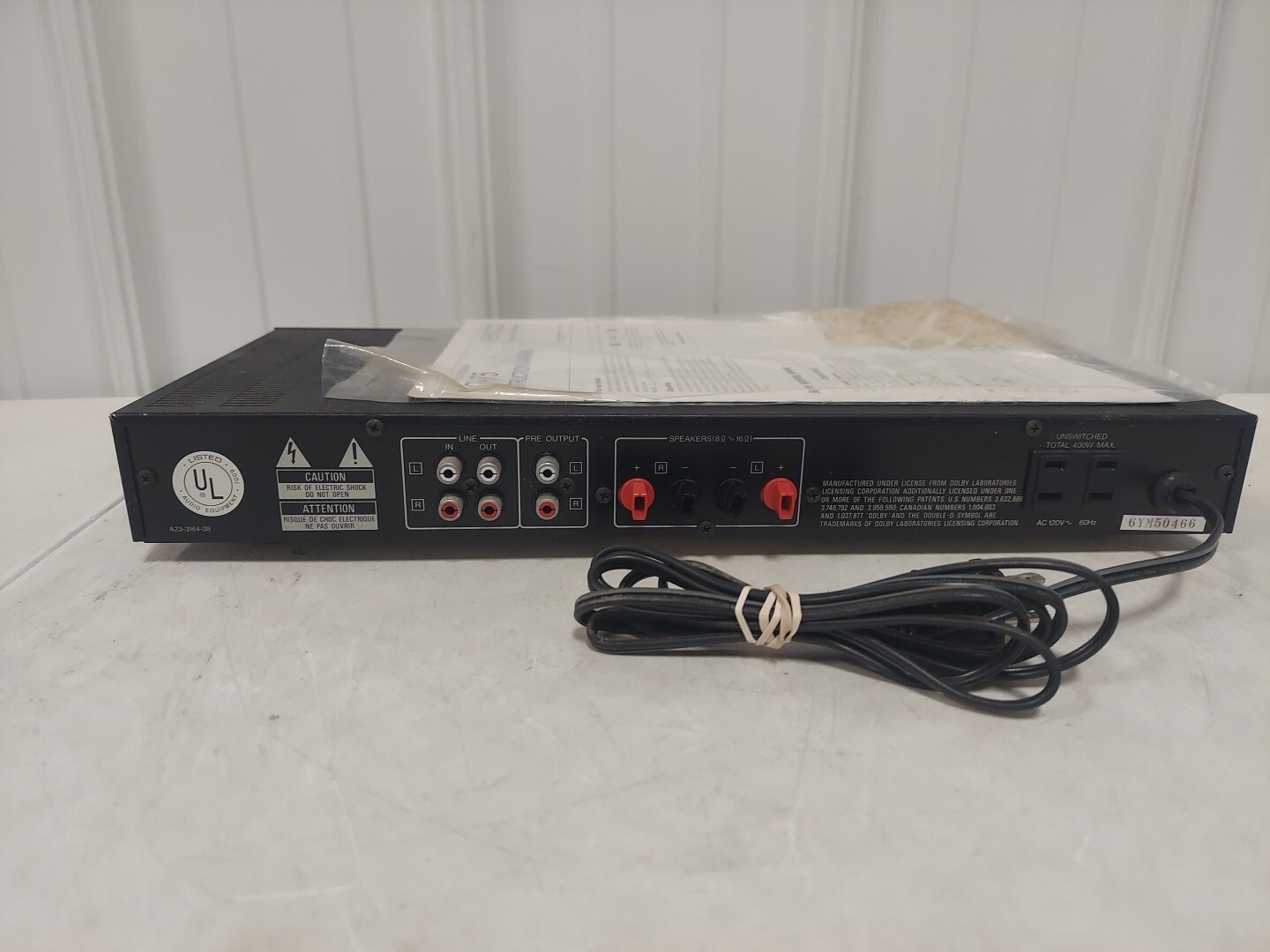 Kenwood SC-75 AV Surround Processor Dolby Amplifier *Read Description* #2110