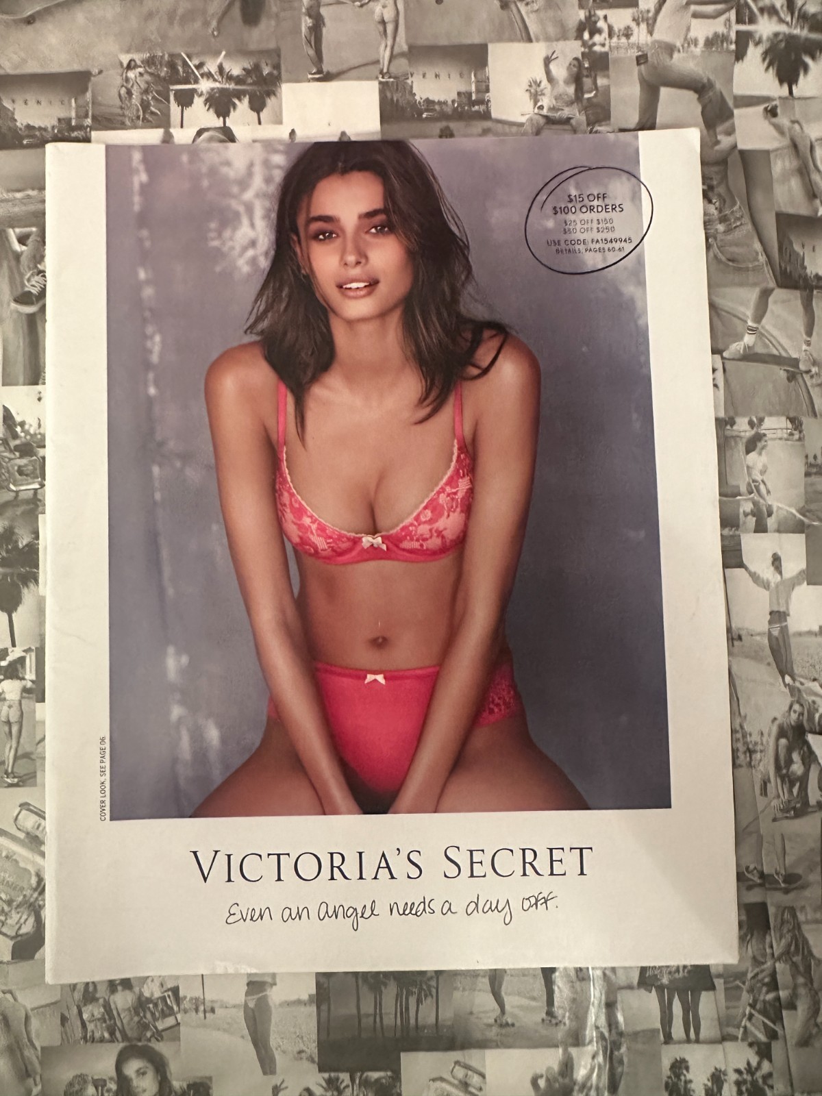 Victoria's Secret Fall Fashion vol.1 2015 Taylor Hill sexy cover Angels Catalog