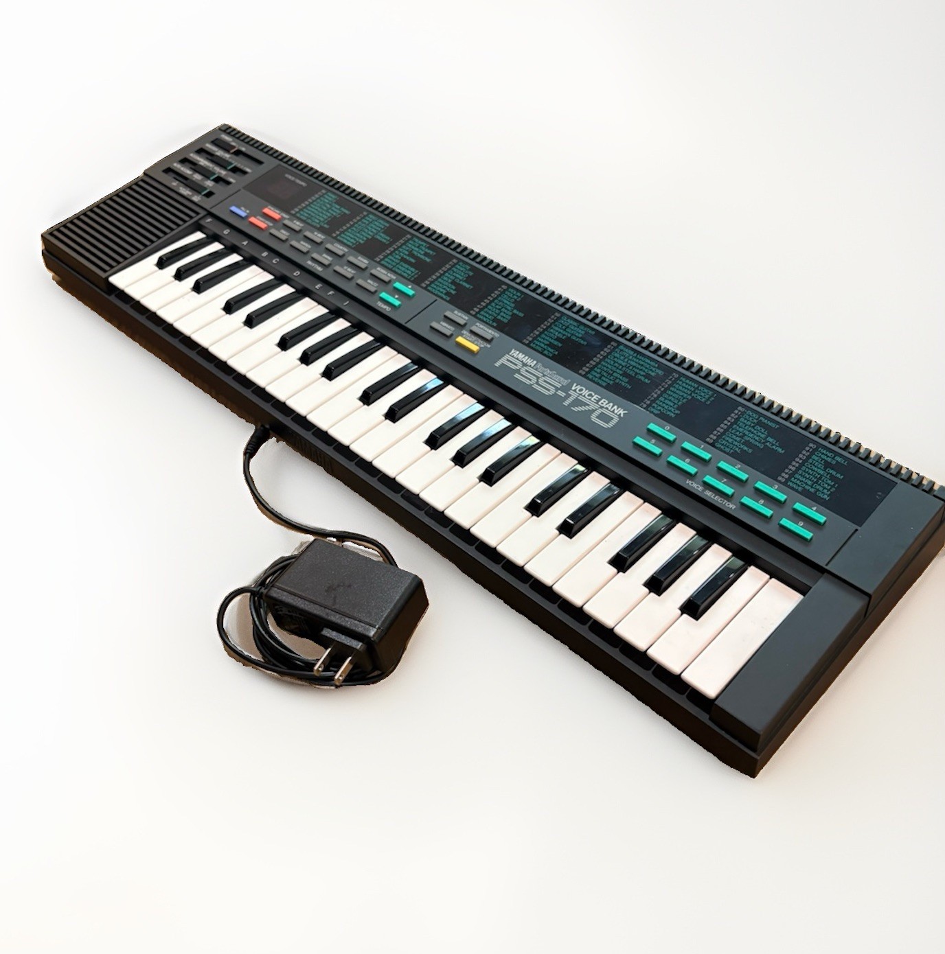 YAMAHA PSS-170 PortaSound Voice Bank Keyboard w/Power Cord - Tested & Working