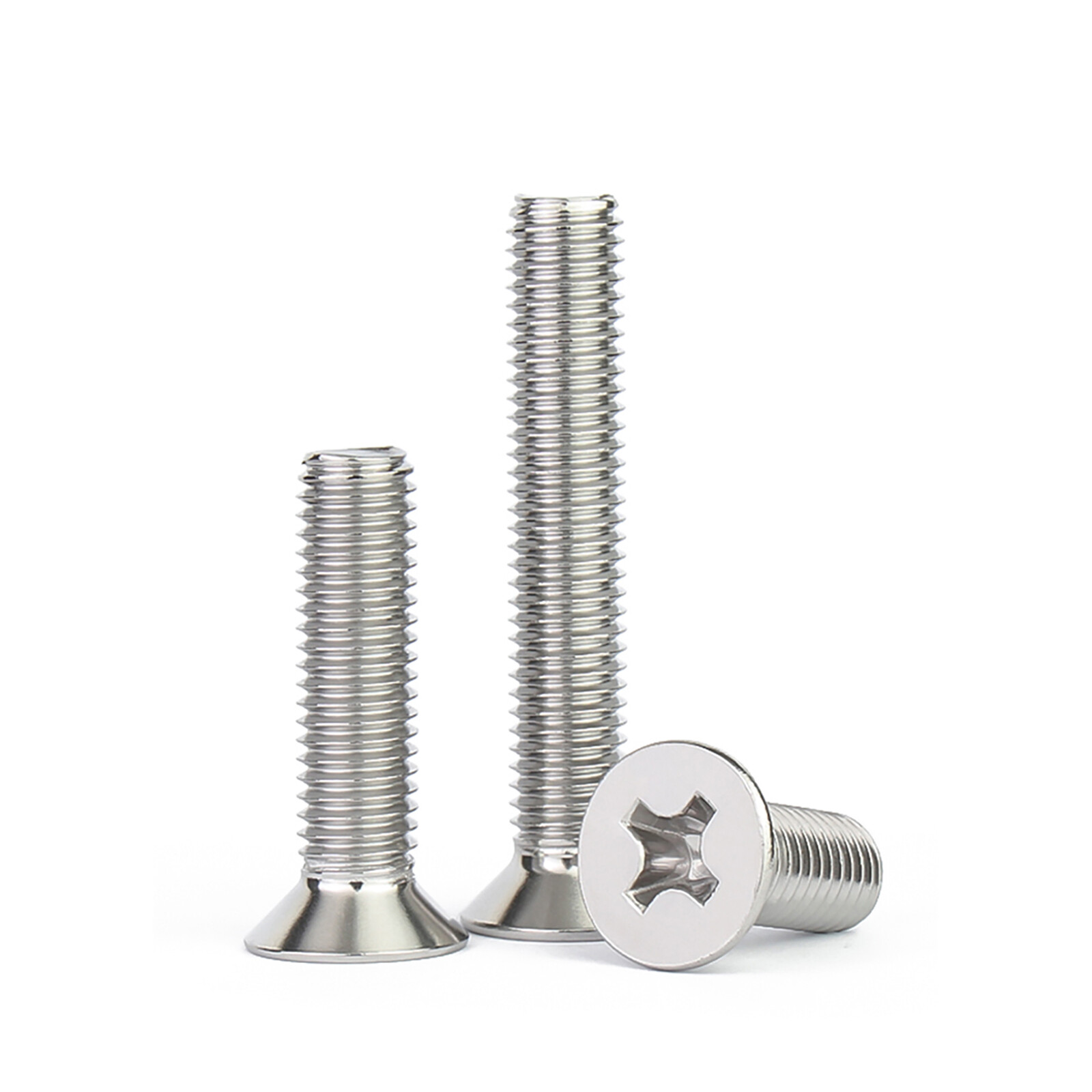 M8 Stainless Steel Phillips Flat Head Countersunk Machine Screws 18-8 DIN 965