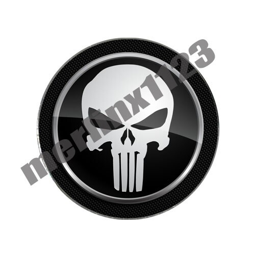 Punisher Marvel Golf Ball Marker w/ Premium Switchblade Divot Tool Gift