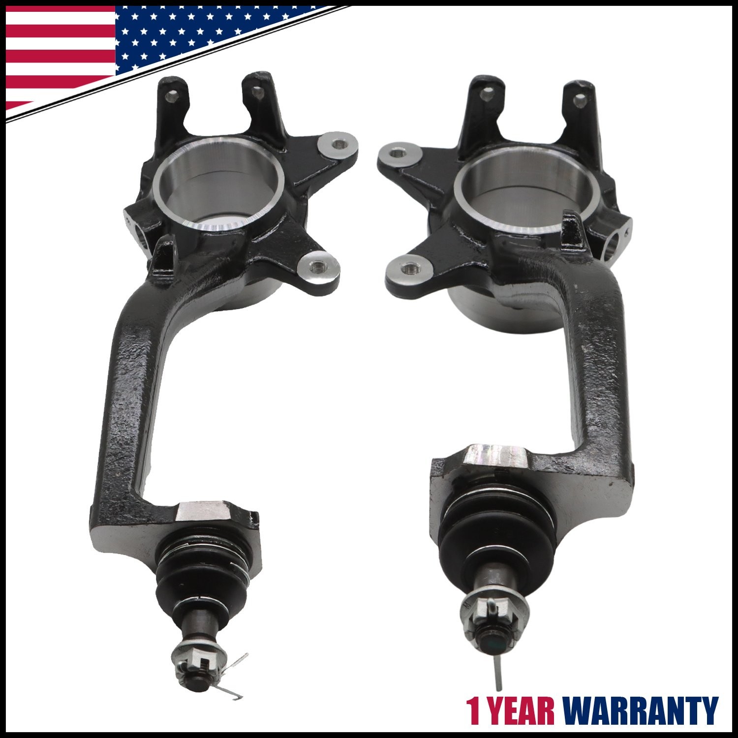 For Toyota Tacoma 1995-2004 Tundra 2000-03 Front Steering Knuckle Spindle LH+RH