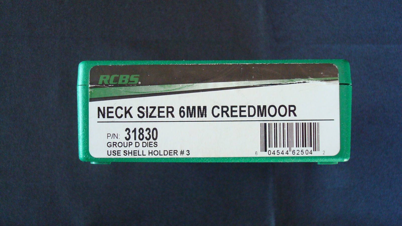 NEW FACTORY RCBS Neck Size Die 6MM CREEDMOOR SINGLE DIE Sealed 31830 Group D 244