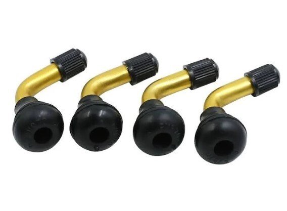 4 PACK HALTEC PVR-70 MOTOCYCLE 90° TIRE VALVE STEM