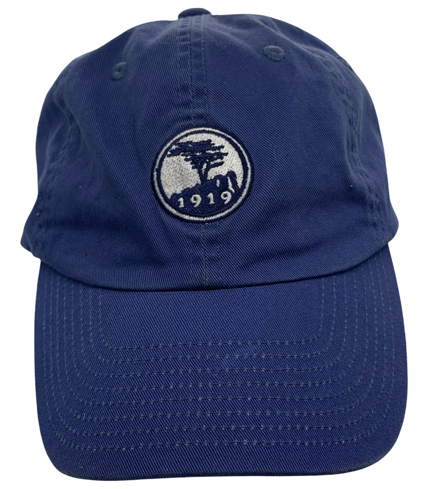 Blue 1919 Golf Cap Hat Pebble Beach Collection Adjustable Back 100% Cotton