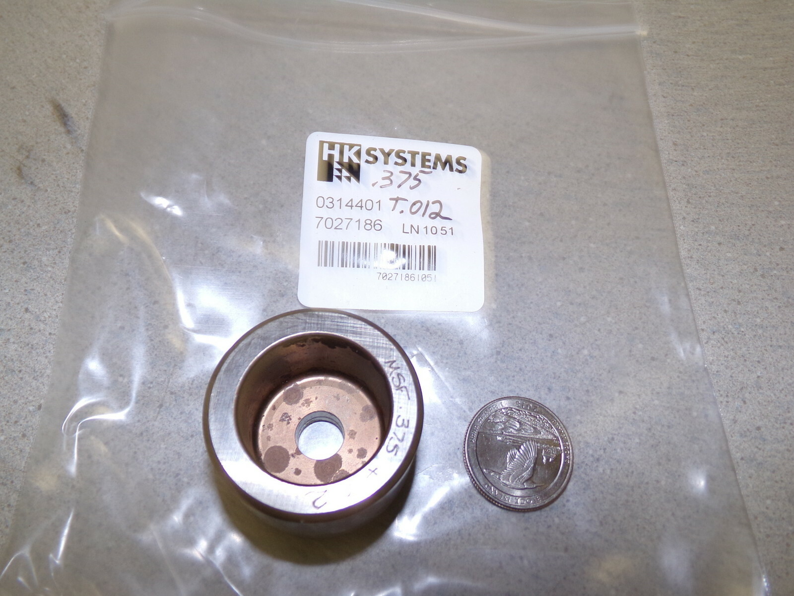 NEW HK Systems .375 0314401 .012 7027186  *FREE SHIPPING*