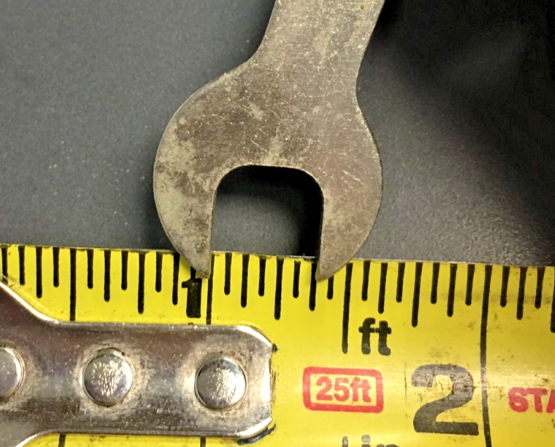 3/8" Safe Generator Open Wrench, 3" Long,