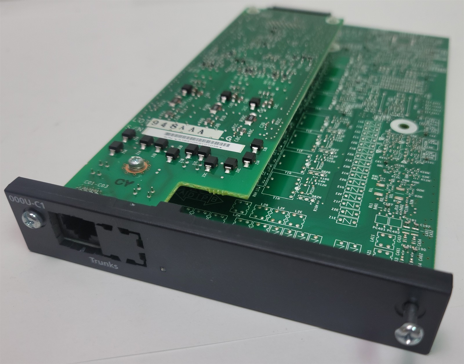 NEC IP7WW-000U-C1 Trunk Expansion Mounting Board w/ 1-Port Trunk Card