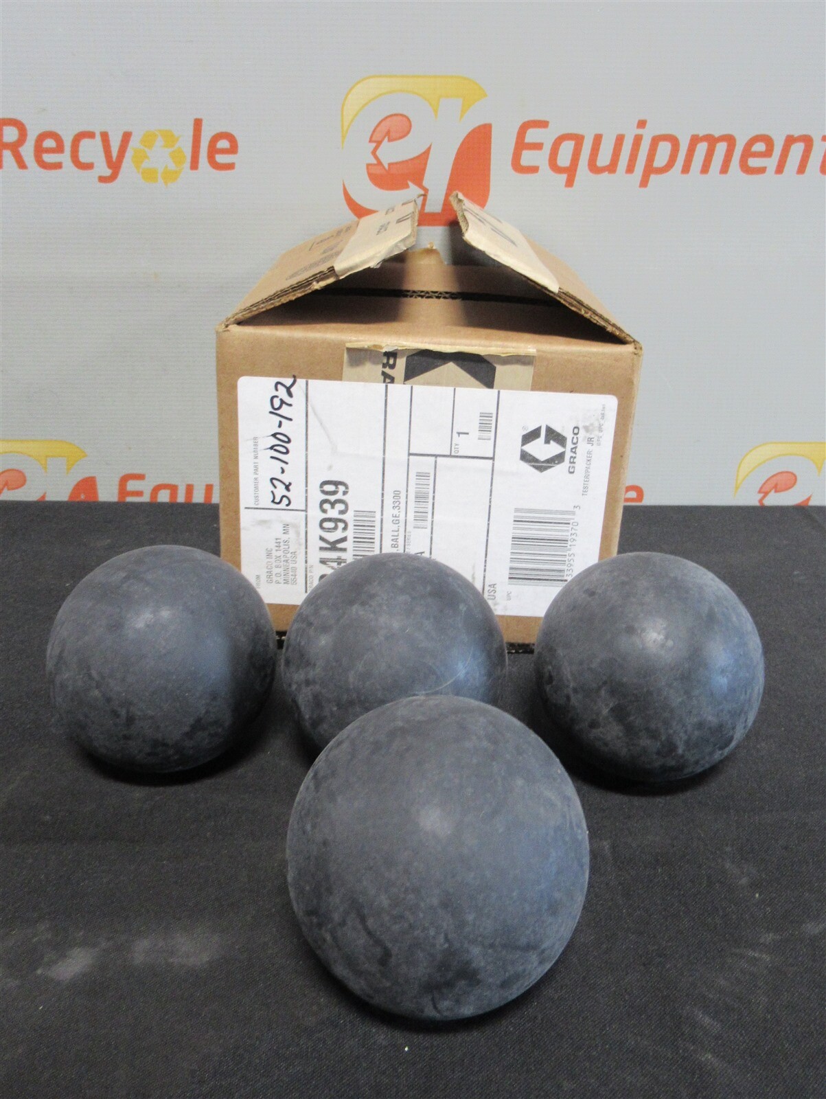 Graco 24K939 Geolast Check Ball Kit 4 Balls New