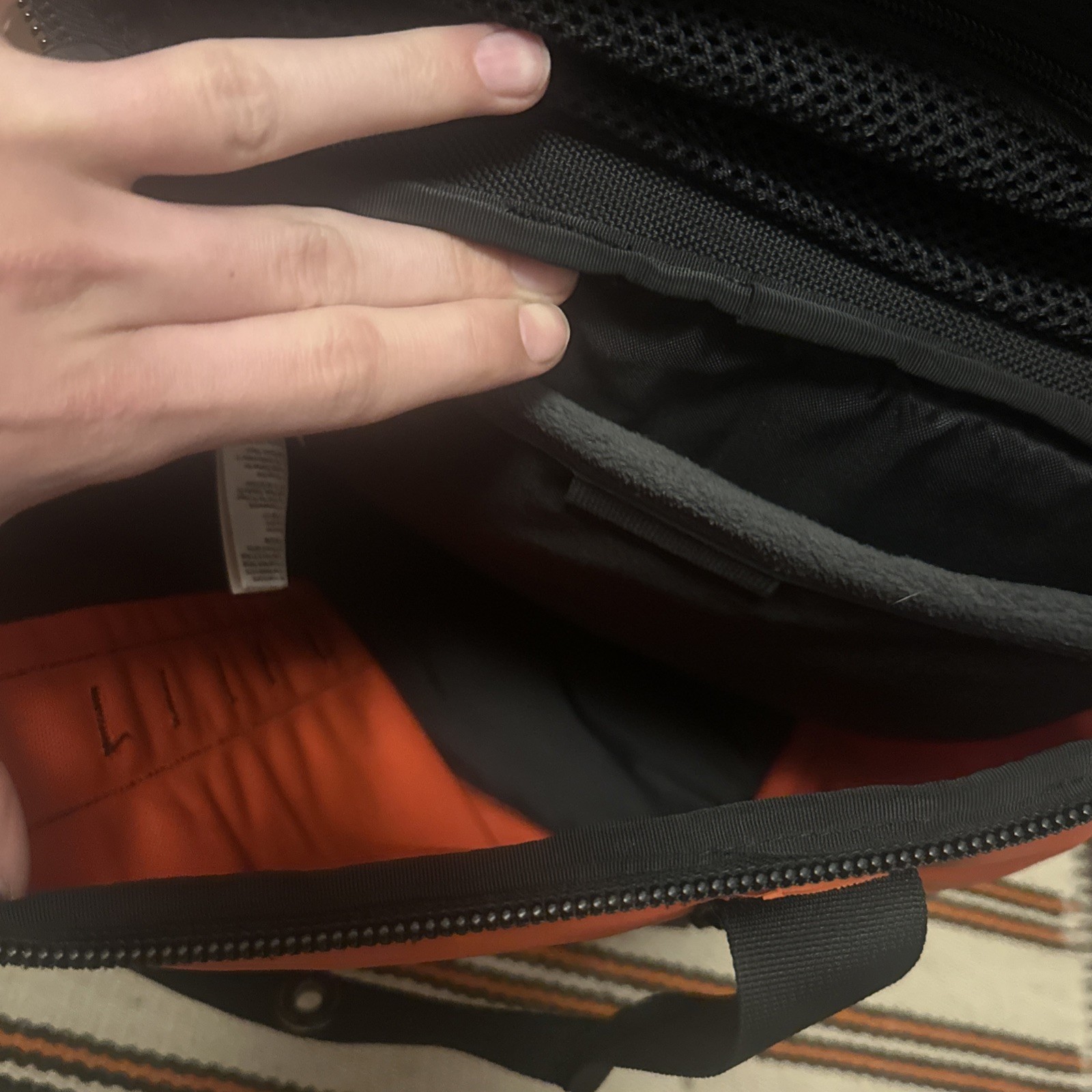 The North Face Backpack Orange 14L Explore Fusebox Great Shape