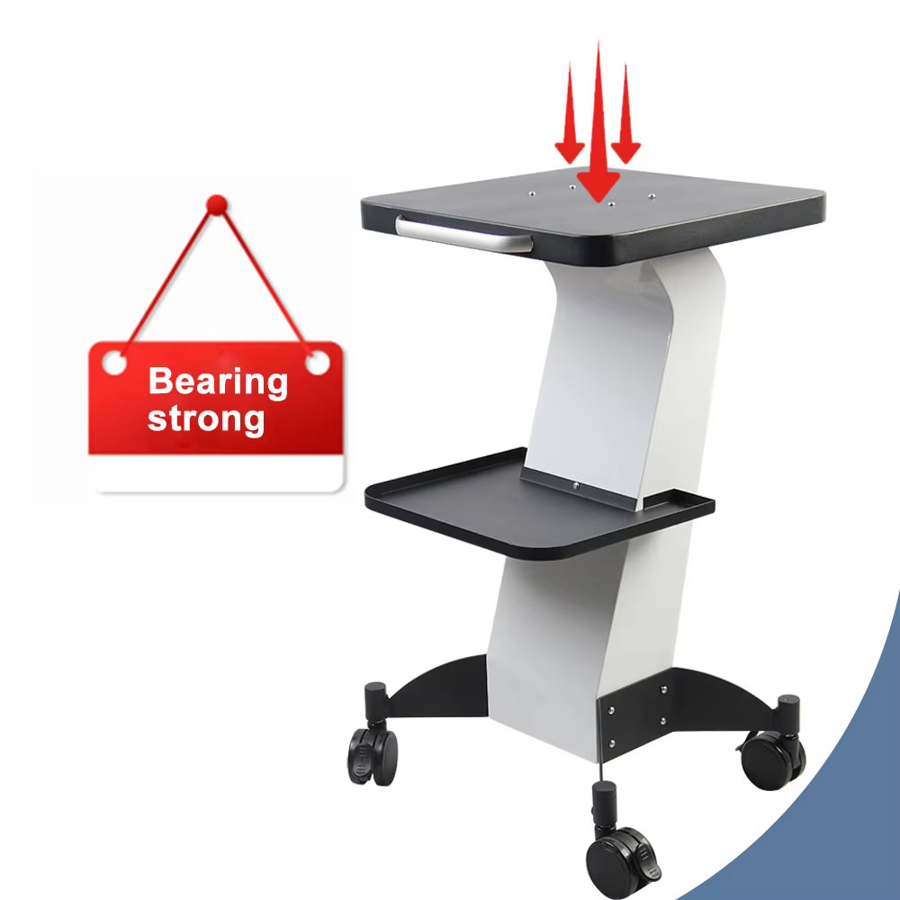 4 Tier Beauty Salon Trolleys Trolley Cart Equipment Rolling Cart 40cm