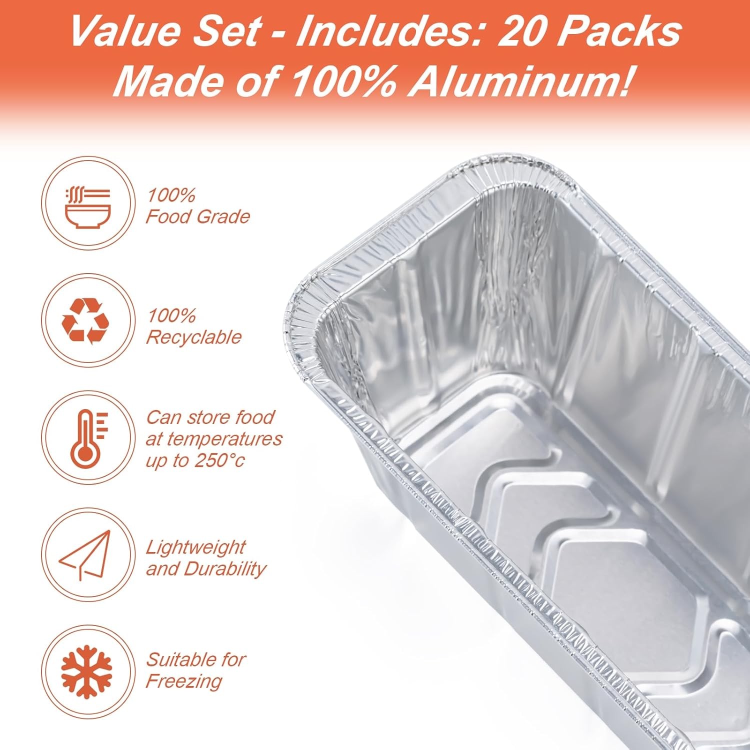 20 Pack Blackstone Griddle Accessories 5017 Grease Cup Liners Aluminum Foil Drip