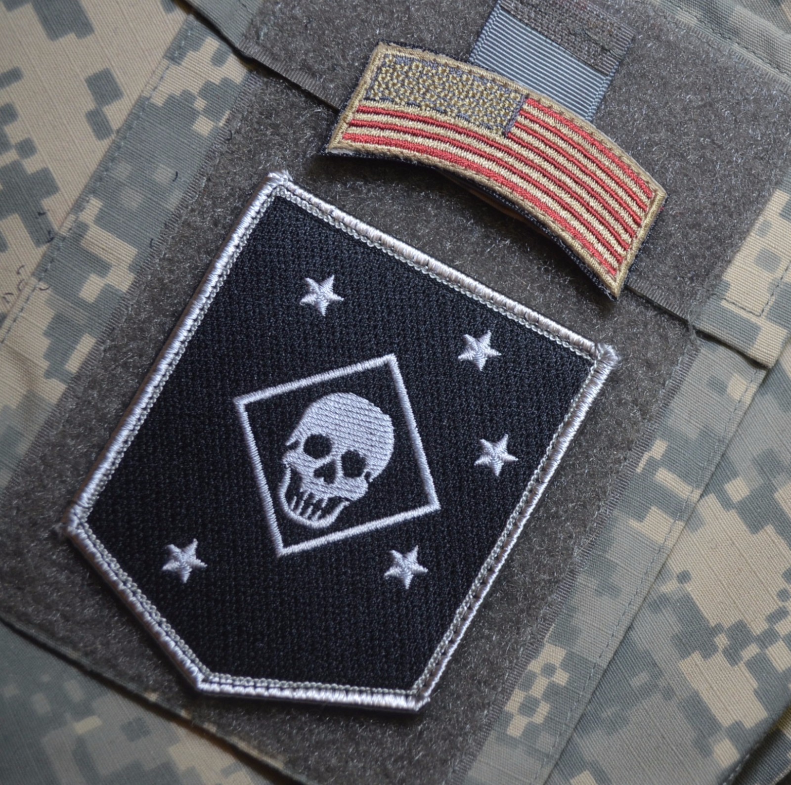 KANDAHAR WHACKER JSOC USMC GHOST FORCE RECON SSI SET: MARSOC RAIDERS + SUPERMAN