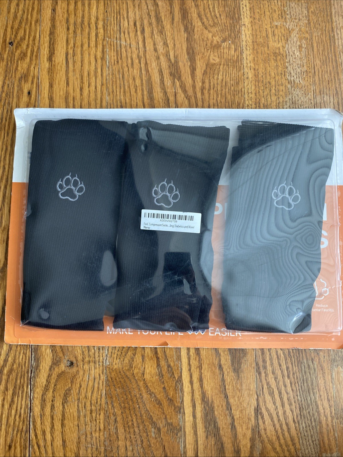 Fixic Compression Socks 3 Pcs Set L-XL - Black