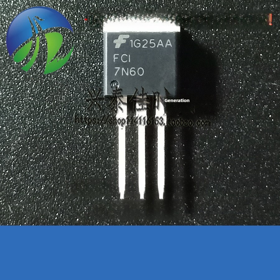 10PCS 7N60 FCI7N60 TO-262 7A/600V MOS transistor