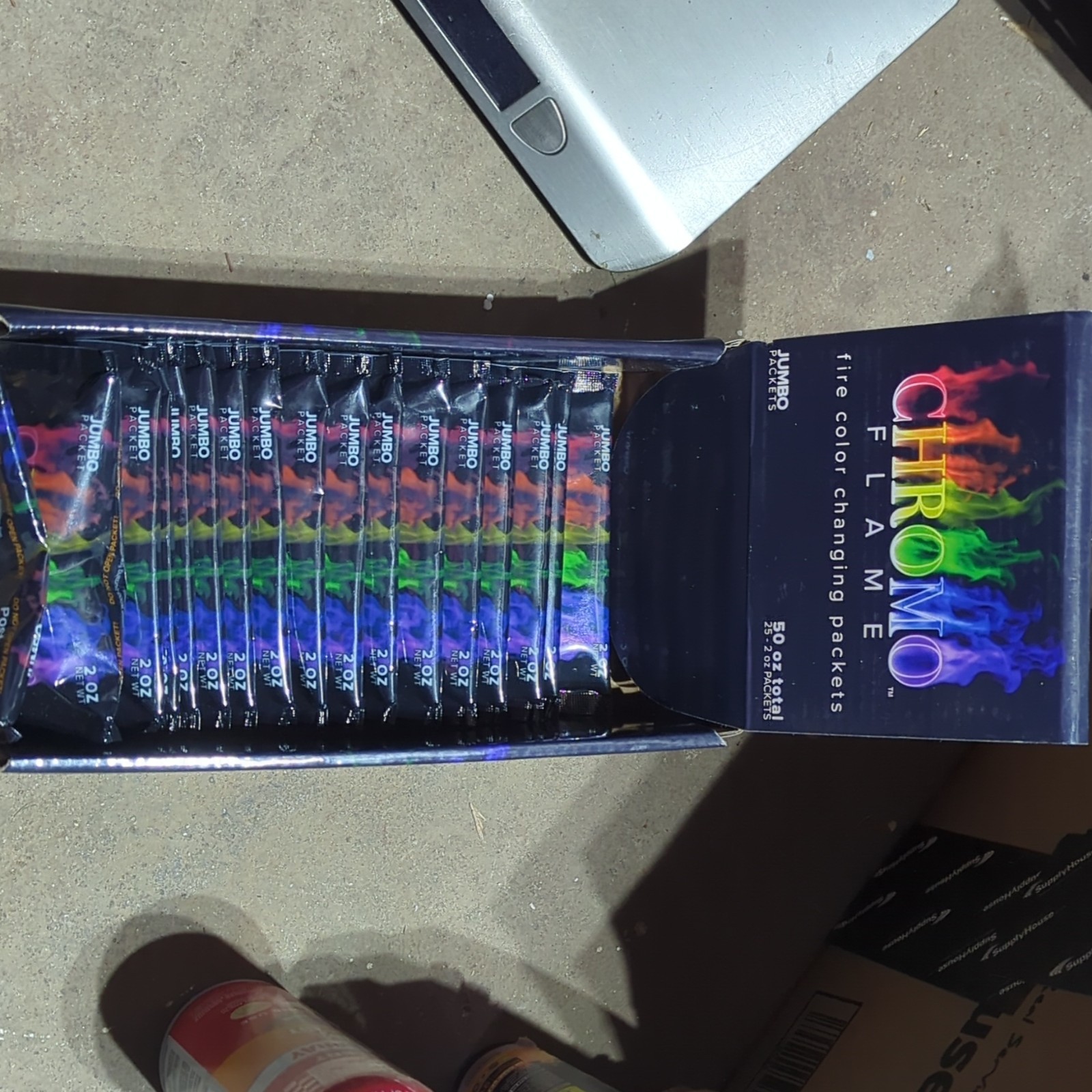 Chromo Flame Jumbo Fire Color Changing Packets 40 Pack Camping