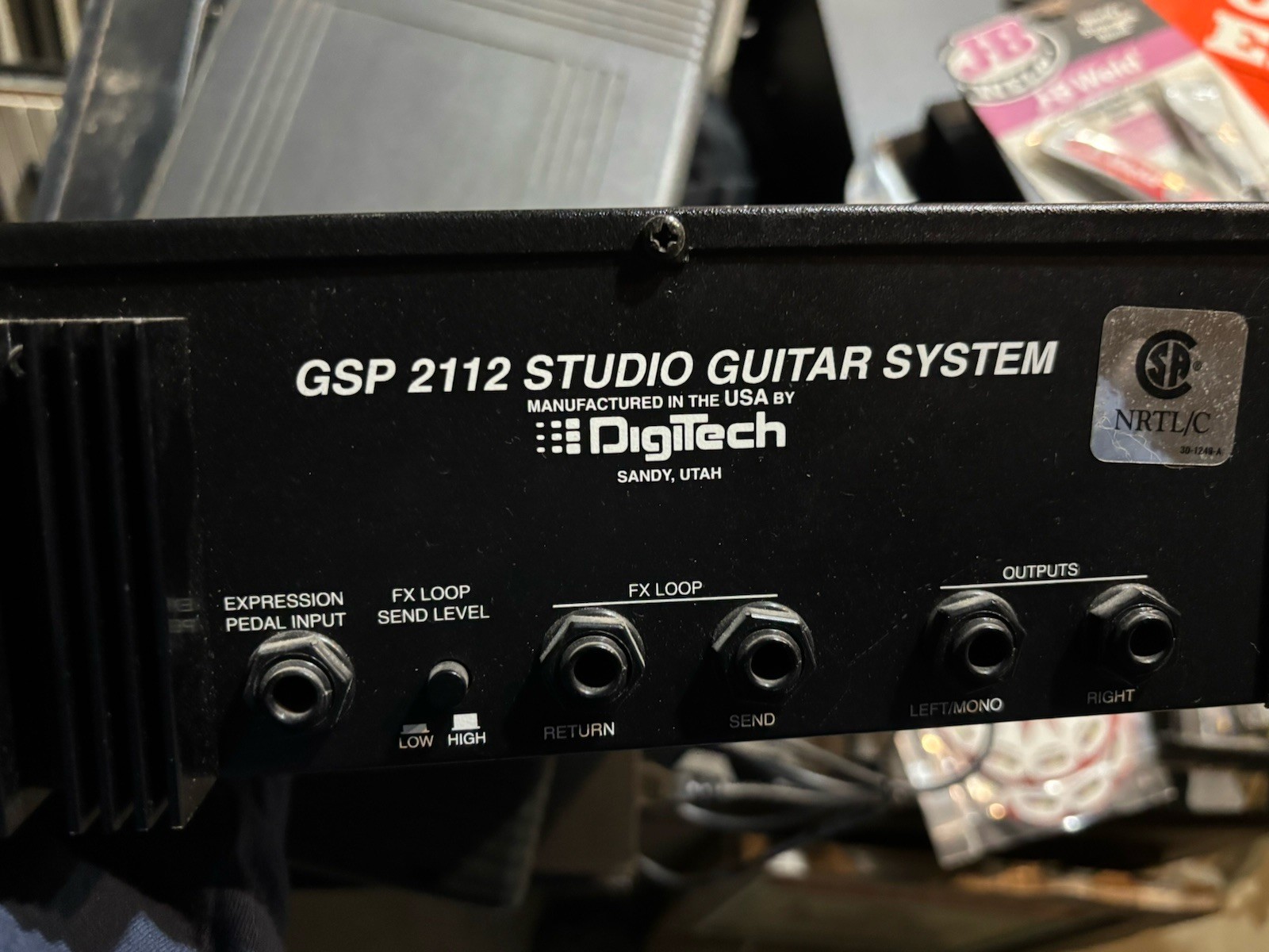 Digitech 2112 Studio Guitar System Rack Effects Processor Multi FX Japan working