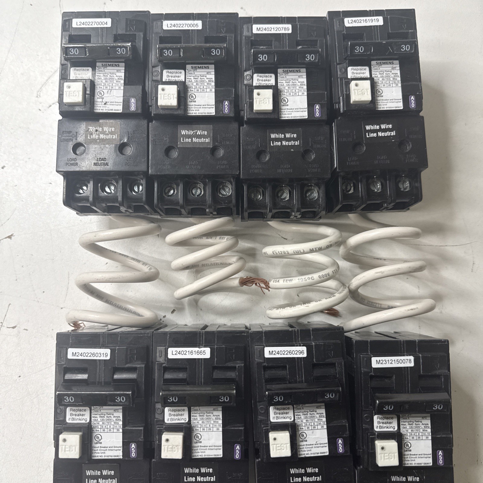 Siemens QF230AP 30Amp Double Pole 120/240v GFCI Circuit Breaker (takeout/No Box)